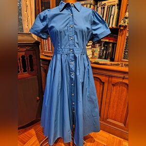 Alexis For Target Blue Button-Down Dress NWT